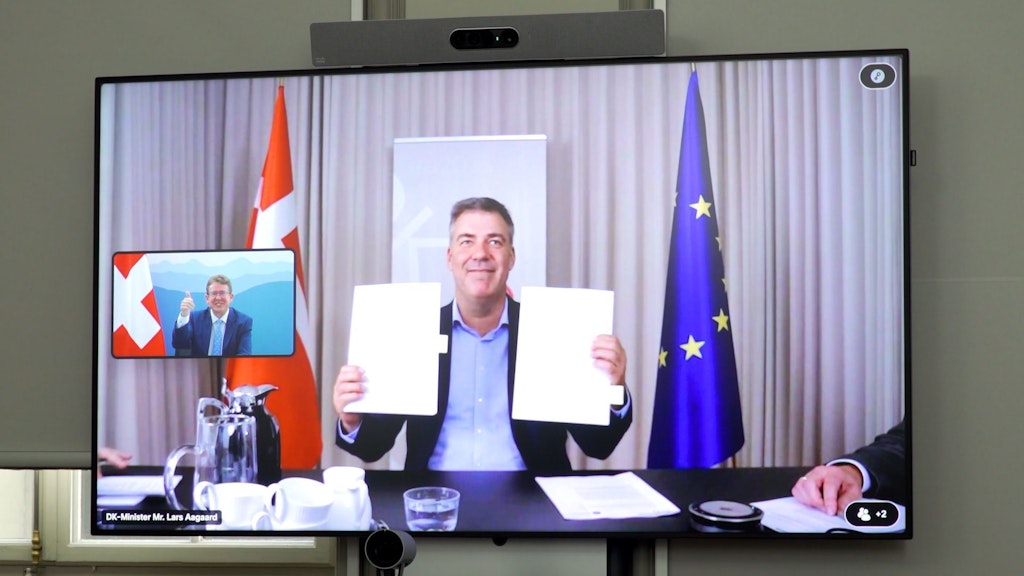 Schweiz unterschreibt Vereinbarungen mit Dänemark zur Speicherung von CO2